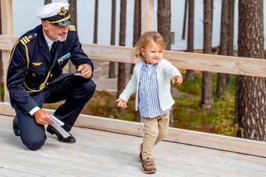 Le prince Alexander de Suède dans le Södermanland, le 23 août 2018