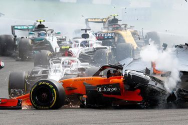 Un spectaculaire accident a eu lieu durant le Grand Prix de Formule 1 de Belgique, le 26 août 2018.