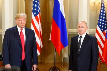 Donald Trump et Vladimir Poutine à Helsinki, le 16 juillet 2018.