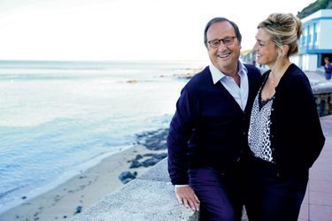 François Hollande et Julie Gayet à Granville le 2 septembre.