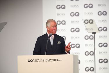 Le Prince Charles à la soirée "GQ Men of the Year", le 5 septembre 2018 à Londres
