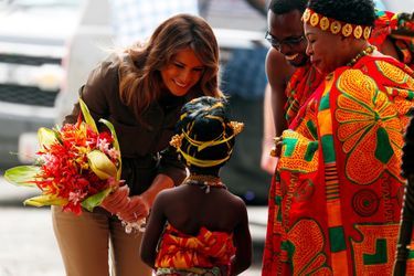 Melania Trump au Ghana, le 3 octobre 2018.