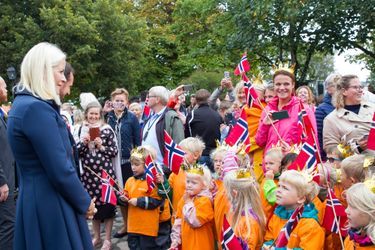 La princesse Mette-Marit de Norvège à Staven, le 6 septembre 2018