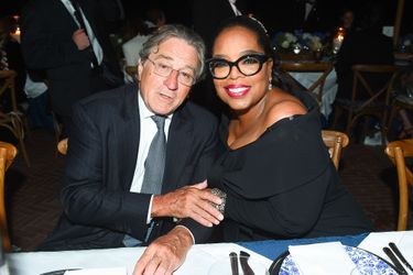 Oprah Winfrey et Robert de Niro à la soirée des 50 ans de Ralph Lauren à New York, vendredi 7 septembre