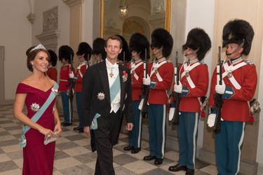 La princesse Marie et le prince Joachim de Danemark à Copenhague, le 28 août 2018