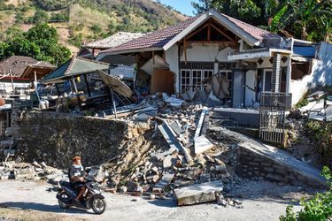 Des milliers de maisons ont été détruites sur l’île de Lombok.