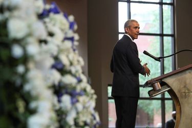 Barack Obama a prononcé l'éloge funèbre de John Lewis, le 30 juillet 2020.