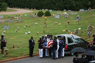 John Lewis a été inhumé à Atlanta, le 30 juillet 2020.