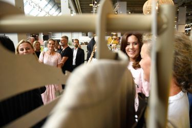 La princesse Mary de Danemark à la Fashion Week à Copenhague, le 8 août 2018