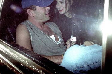 Bruce Willis et Demi Moore à Londres, le 2 mai 1993.