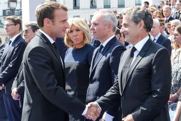 François Hollande, Julie Gayet, Nicolas Sarkozy Et Carla Bruni À La Cérémonie De L&#039;entrée Au Panthéon De Simone Veil   ( 13