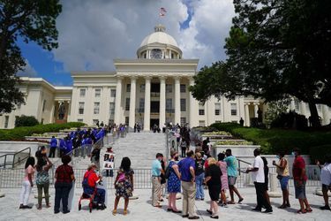 Des hommages à John Lewis ont eu lieu dans l&#039;Alabama, le 26 juillet 2020.