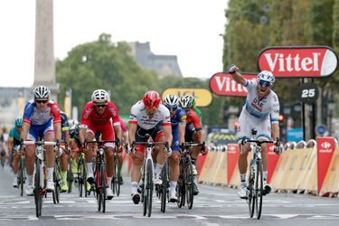 Alexander Kristoff a remporté l'ultime étape du Tour de France.