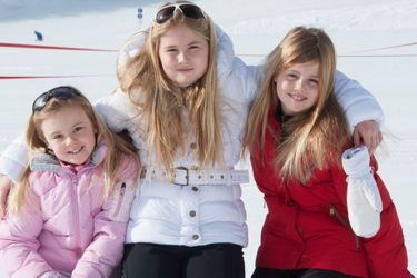 La princesse Alexia des Pays-Bas avec ses soeurs, le 29 février 2015