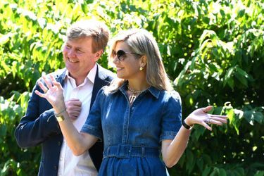 La reine Maxima et le roi Willem-Alexander des Pays-Bas à Wassenaar, le 13 juillet 2018