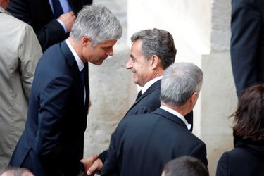 Laurent Wauquiez et Nicolas Sarkozy.