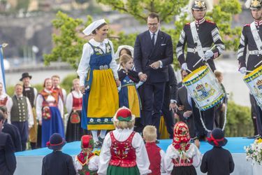 Les princesses Victoria et Estelle et le prince Daniel de Suède à Stockholm, le 6 juin 2018