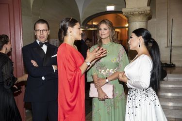 Les princesses Victoria et Madeleine de Suède à Stockholm, le 14 juin 2018