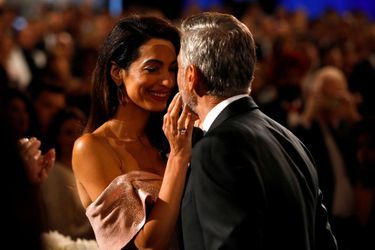George et Amal Clooney aux American Film Institute Life Achievement Awards jeudi soir à Los Angeles 