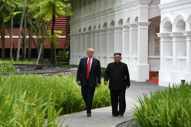 Donald Trump et Kim Jong-un à Singapour, le 12 juin 2018.