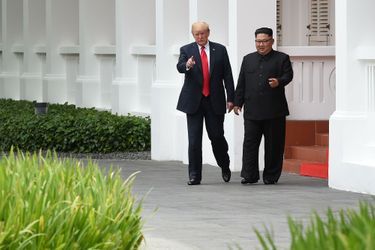 Donald Trump et Kim Jong-un à Singapour, le 12 juin 2018.
