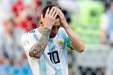 Les Larmes De Messi, Après La Victoire De La France Contre L'Argentine En 8e De Finale De La Coupe Du Monde 2018   ( 5