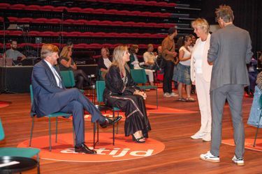 La reine Maxima et le roi Willem-Alexander des Pays-Bas à La Haye, le 3 juin 2020