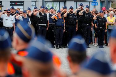 Hommage aux victimes de l'attaque de Liège, le 30 mai 2018.