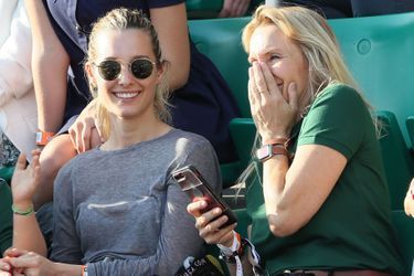Ilona Smet et Estelle Lefébure à Roland-Garros jeudi