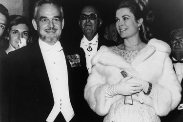 La princesse Grace et le prince Rainier III de Monaco, le 1er avril 1966
