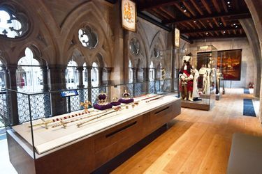 Musée installé dans les Queen&#039;s Diamond Jubilee Galleries à Westminster Abbey, le 29 mai 2018