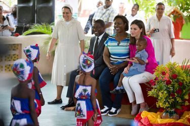 La reine Letizia d&#039;Espagne à Port-au-Prince, le 23 mai 2018