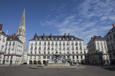 Place Royale, à Nantes 