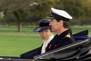 Timothy Laurence et la princesse Anne, le 6 novembre 2001