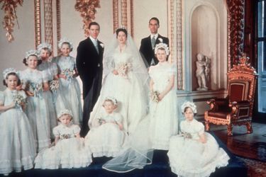 La princesse Margaret et ses demoiselles d'honneur, le 6 mai 1960