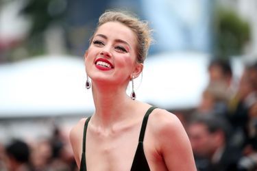 Amber Heard à Cannes, le 10 mai 2018.