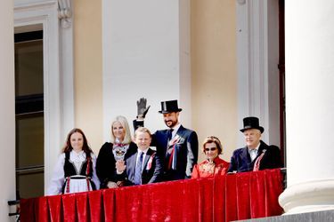 La famille royale de Norvège à Oslo, le 17 mai 2018
