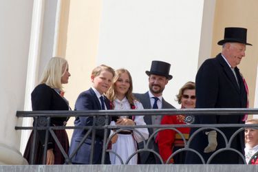 La famille royale de Norvège à Oslo, le 17 mai 2018