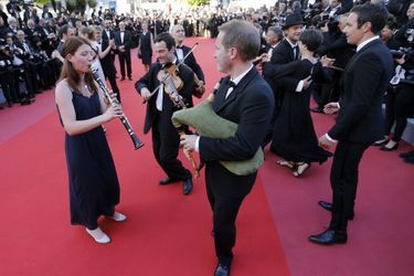 Un concert a été donné sur les marches du festival de Cannes, le 17 mai 2018.