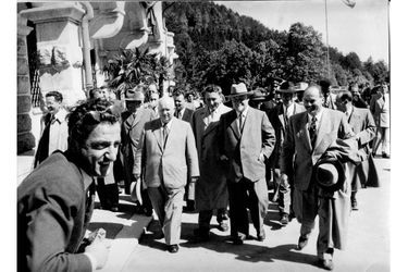 Belgrade, 1955. Aux premières loges pour photographier  la rencontre historique de  Tito avec Khrouchtchev  et Boulganine.