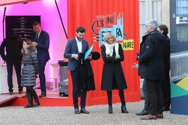 Brigitte Macron vendredi à l'Elysée lors du lancement de la «Grande exposition du Fabriqué en France».