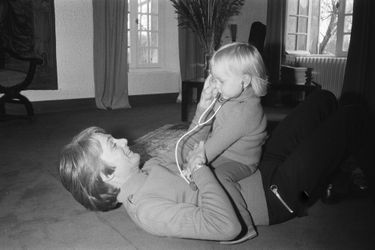 Claude François et son fils en 1970