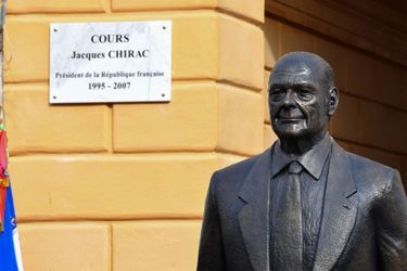 Inauguration samedi à Nice du &quot;Cours Jacques Chirac&quot;. 