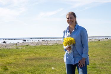 La princesse Victoria de Suède sur l'île d'Öland, le 9 mai 2018