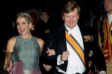 La reine Maxima et le roi Willem-Alexander des Pays-Bas à Amsterdam, le 24 avril 2018