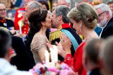 Le prince Frederik de Danemark avec sa femme la princesse Mary, le 26 mai 2018