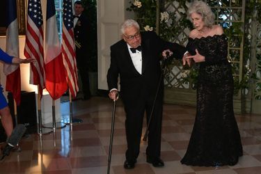 L&#039;ancien secrétaire d&#039;Etat Henry Kissinger et son épouse Nancy. 