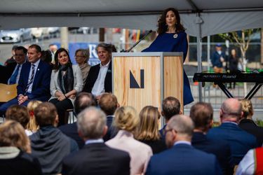 La princesse Mary de Danemark lors de l&#039;inauguration du Nordic Museum à Seattle, le 5 mai 2018
