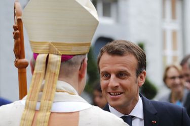Emmanuel Macron à Aix-la-Chapelle jeudi