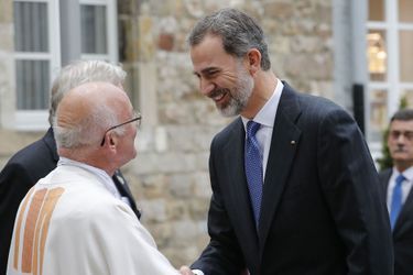 Le roi d'Espagne Felipe VI à Aix-la-Chapelle jeudi